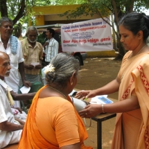 Health camp in the village